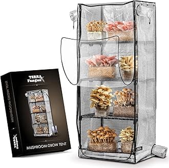 Mushroom Grow Tent, Martha Tent for Mushroom Growing kit, Small Greenhouse for Indoor, Mini Greenhouse Indoor, Mushroom Fruiting Chamber, Grow House that fit monotub, Grow Cabinet