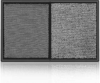 LOSTRONAUT 2 in 1 Wet Dry Shoe Cleaning Floor Mat - 25’’ x 16’’ Non Slip Machine Washable - Boot Tray Perfect to Remove Mud Dirt and Yuck from Footwear - Indoor Outdoor Rug