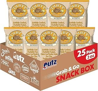 Dirty Sea Salted Potato Chips, 2 Ounce - 25 per case.