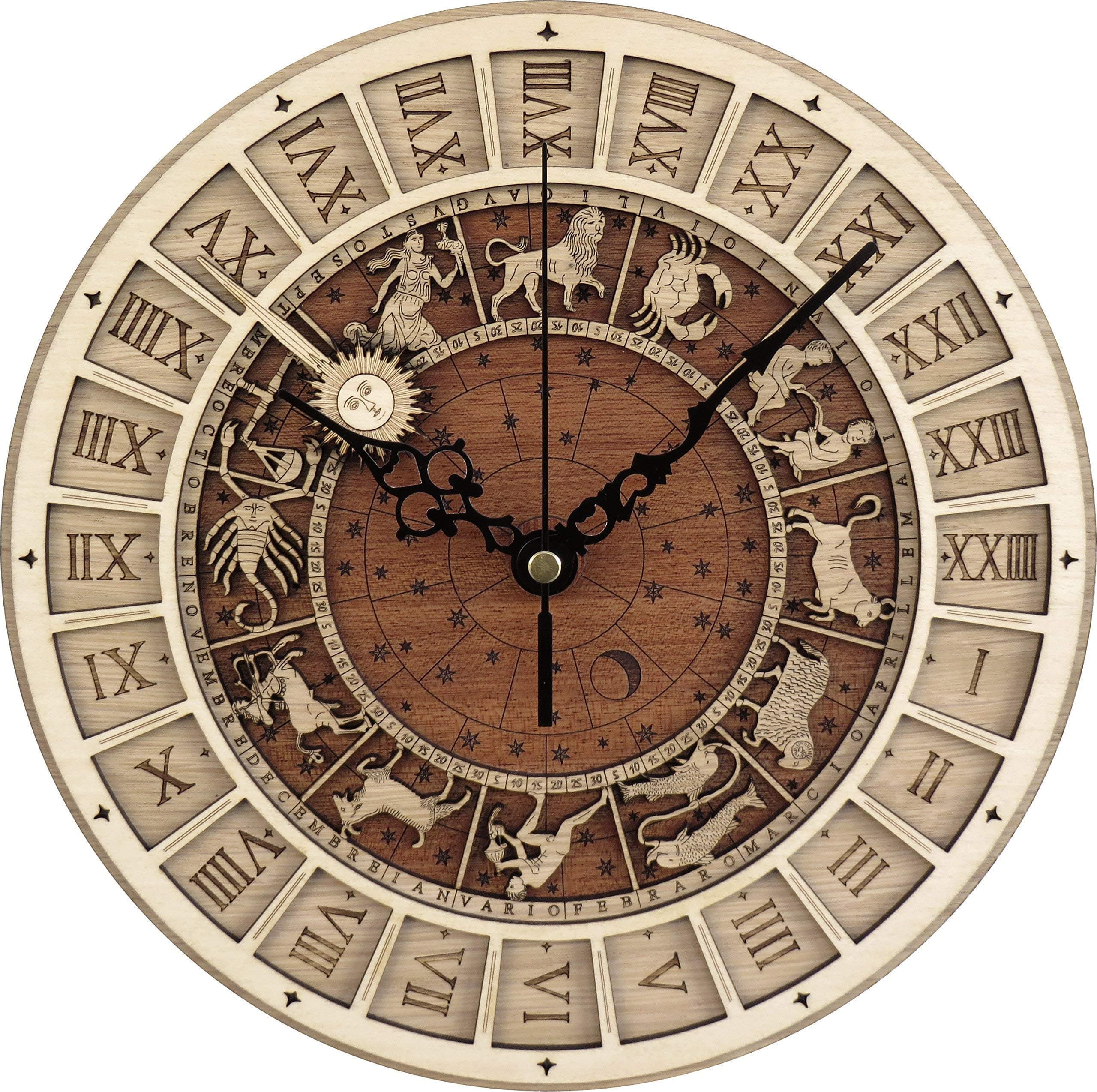 Wooden Venice Astronomical Clock