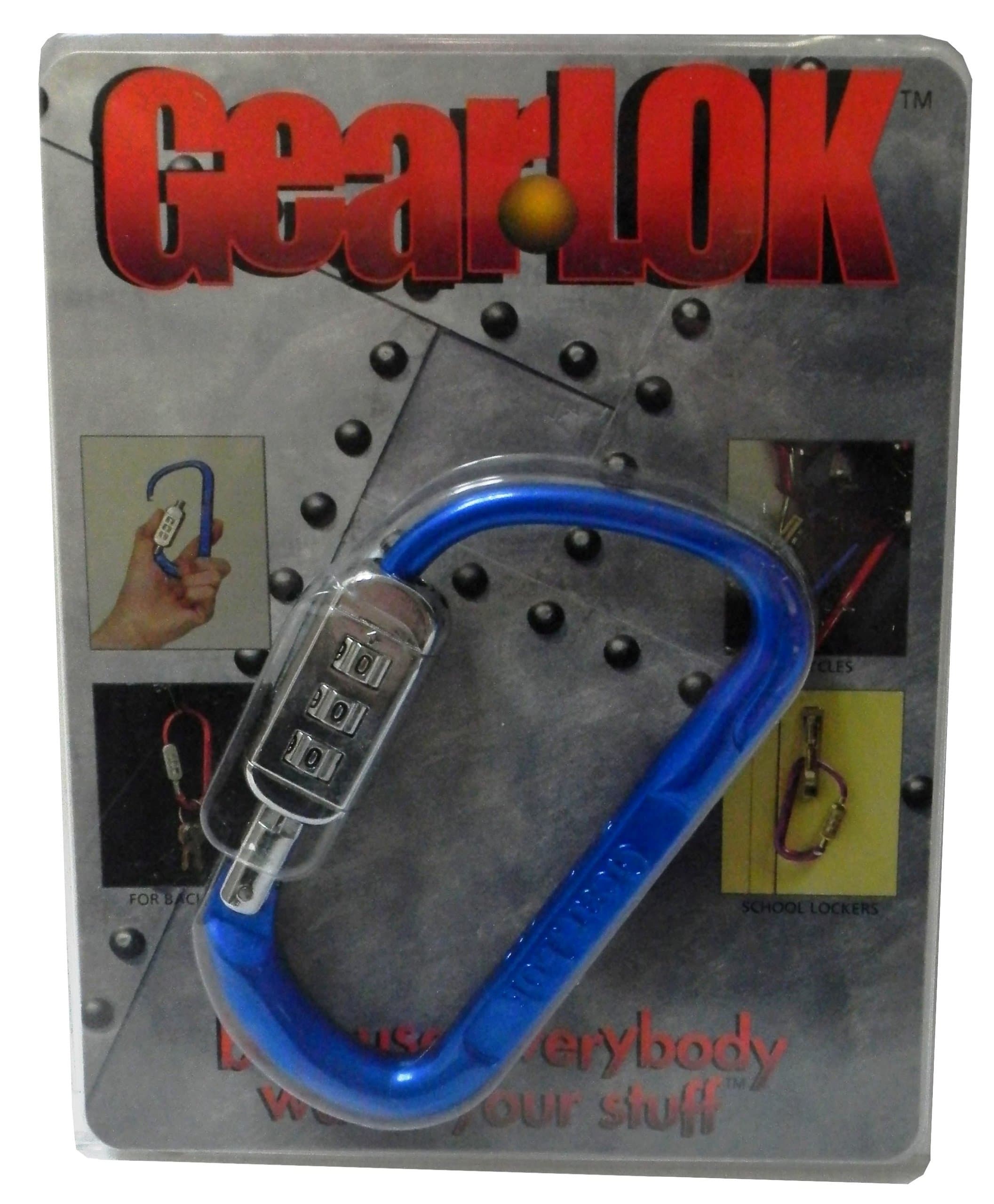 Gear-Lok Caribiner Style Combination Lock