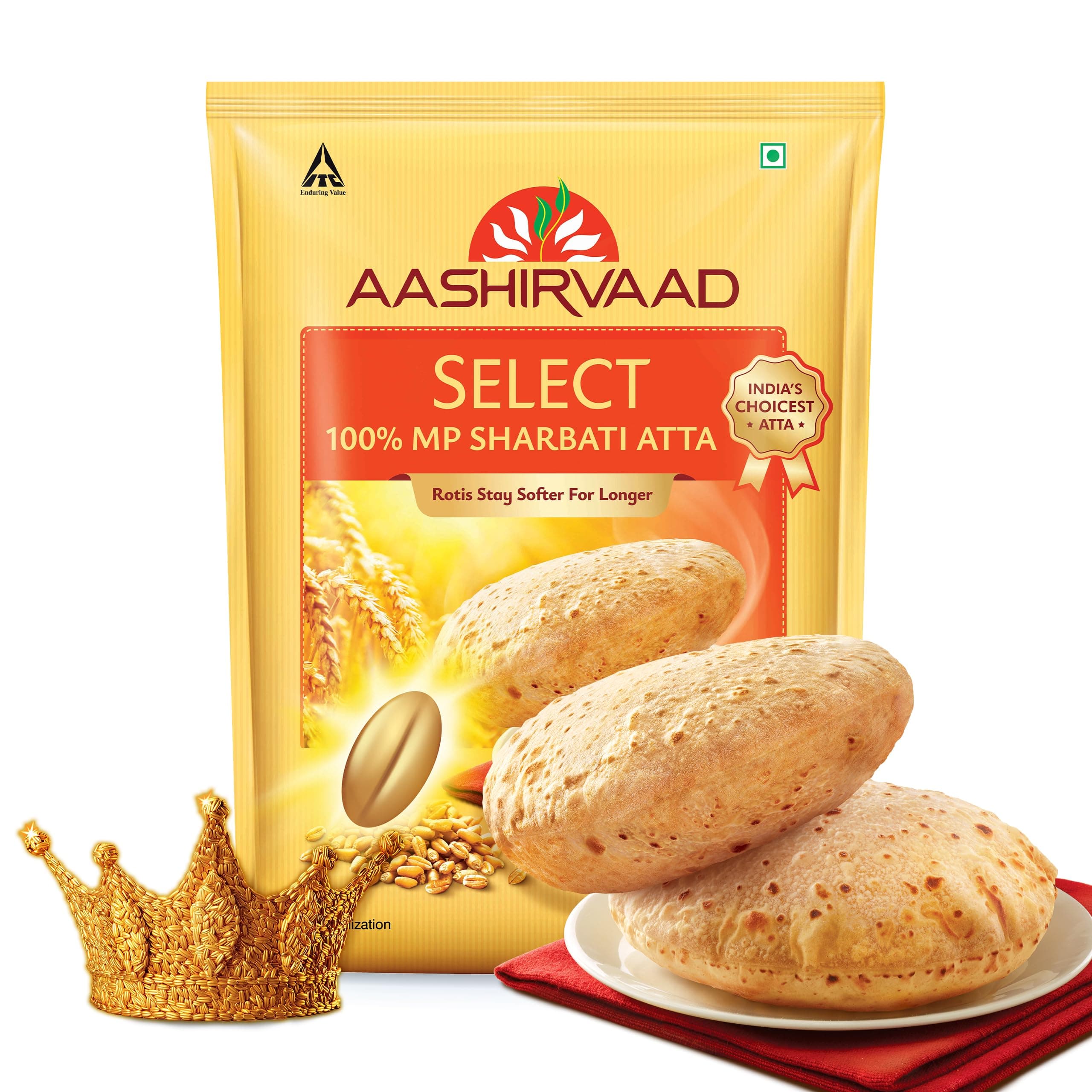 Select Premium Sharbati Atta, 5kg