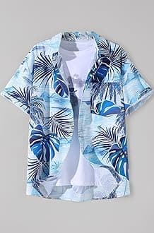 OM SAI Latest Creation Men's Casual Cotton Shirt – Button Down Summer Shirt for Men | Lightweight Textured Fabric | Perfect for Daily & Weekend Wear