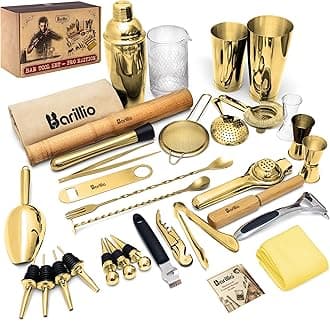 Complete bar tools set Gold