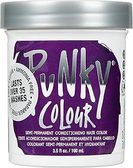 Purple Semi Permanent Hair Color - Vegan & Cruelty-Free Conditioning Purple Hair Dye, Lasts Up to 35 Washes, 3.5 fl oz