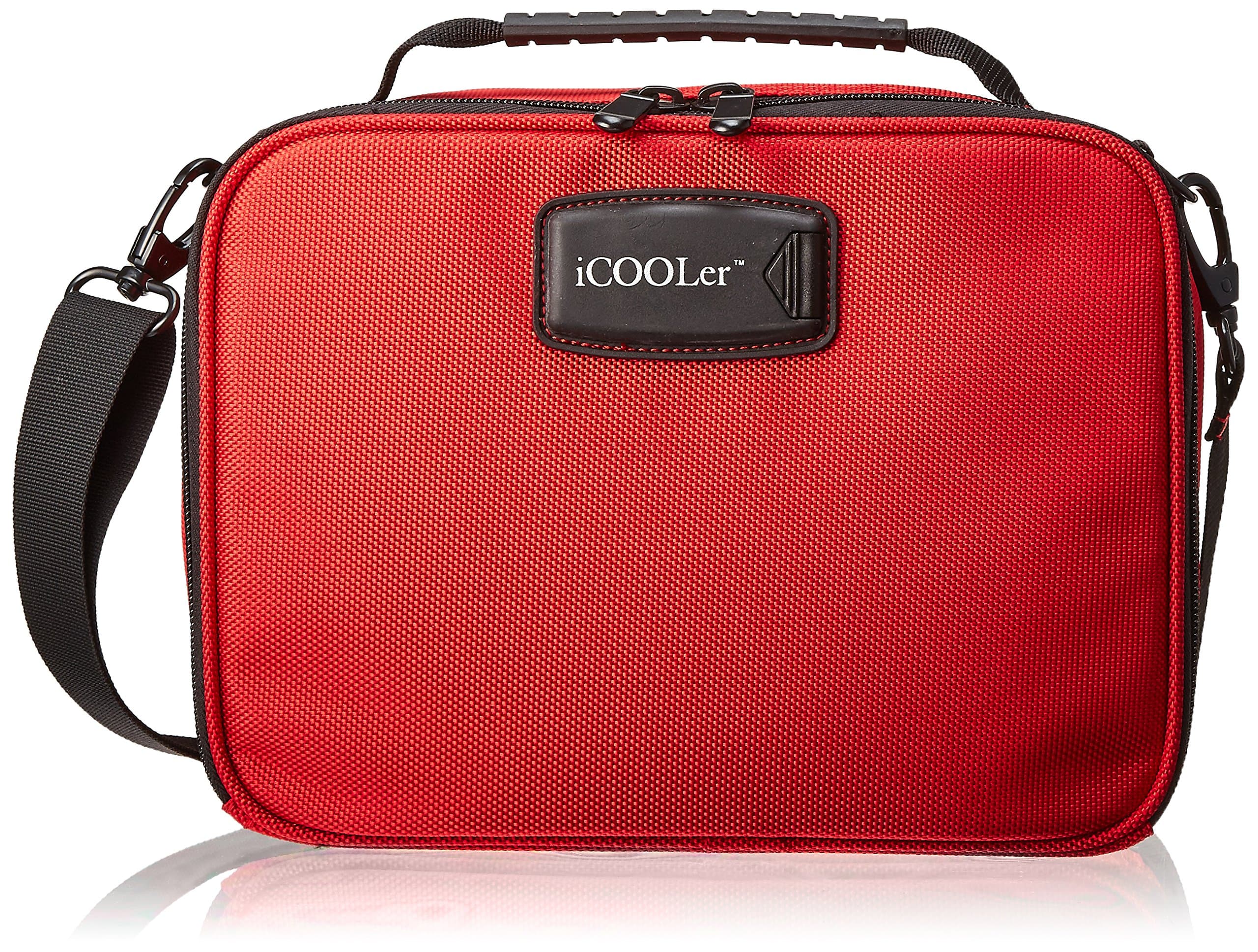 iCOOLer Freezable Lunch Bag, Medium, Red
