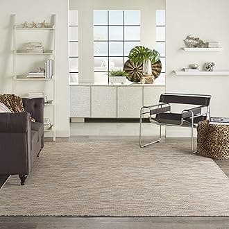 Postiano Indoor/Outdoor Solid Beige 5' x 7' Area Rug 5' x 7'