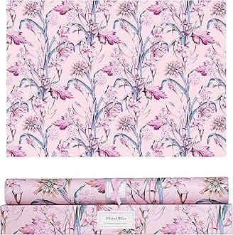 Scented Drawer Liners for Dresser Fragrant Paper Liner for Drawers Cabinet Shelf Linen Closet and Kitchen Scent Liners Non Adhesive (Floral Bliss)