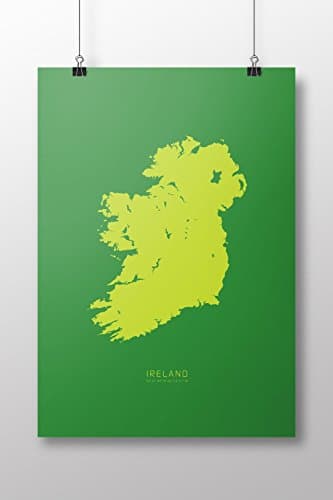 Ireland Map Art Print