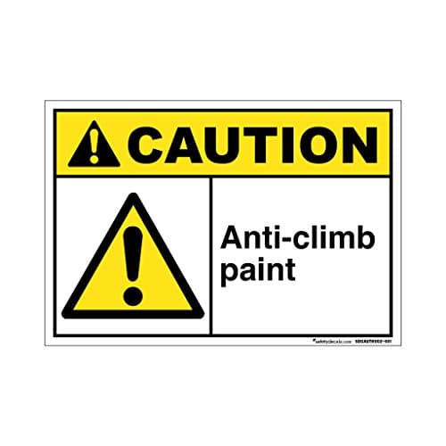 Anti-Climb Paint