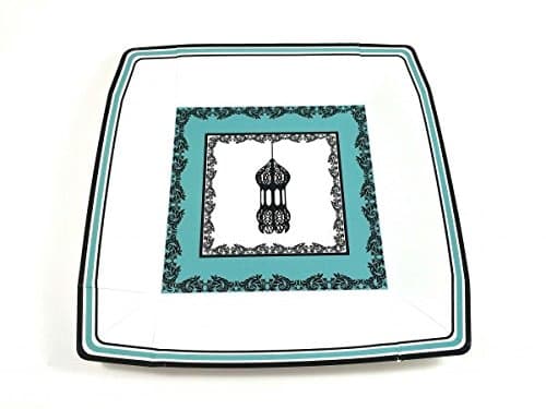 Ramadan Mubarak Eid Mubarak Happy Eid Lantern Dinner Sets Dessert Plates Napkins Banner & Saver Packages (Dinner Plates)