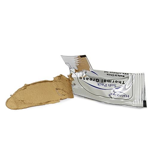 100pcs Gold Soft Pack Thermal Grease Silicone Compound Paste For PC CPU GPU LED Chipset Cooling