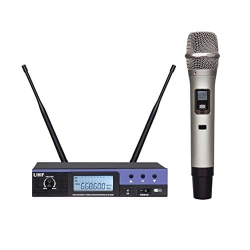 Wireless Microphone System Professional UHF with Handhelds microphone microfone For Church,Home Karaoke, Business Meetings.Easy To Set Up
