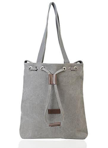 Coson Canvas Bag Messenger Bag (Grey)