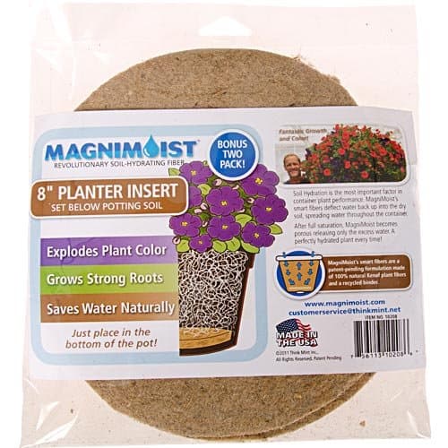MagniMoist 8-Inch Planter Insert, 2-Pack