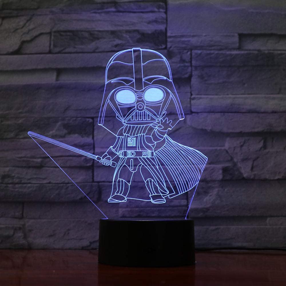 Illusion Lamp,Star Wars, Optical Lights Magic Lights Table Lamps Birthday Presents Christmas Presents Night Decorations Table Lamps.