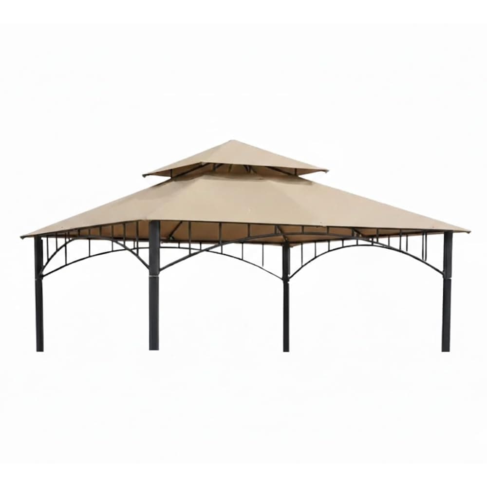 Durable 350 Replacement Canopy Top Compatible with Summer Veranda 10 ' x 10' Gazebo Models L-GZ093PST, G-GZ093PST, TGZ093 - Beige