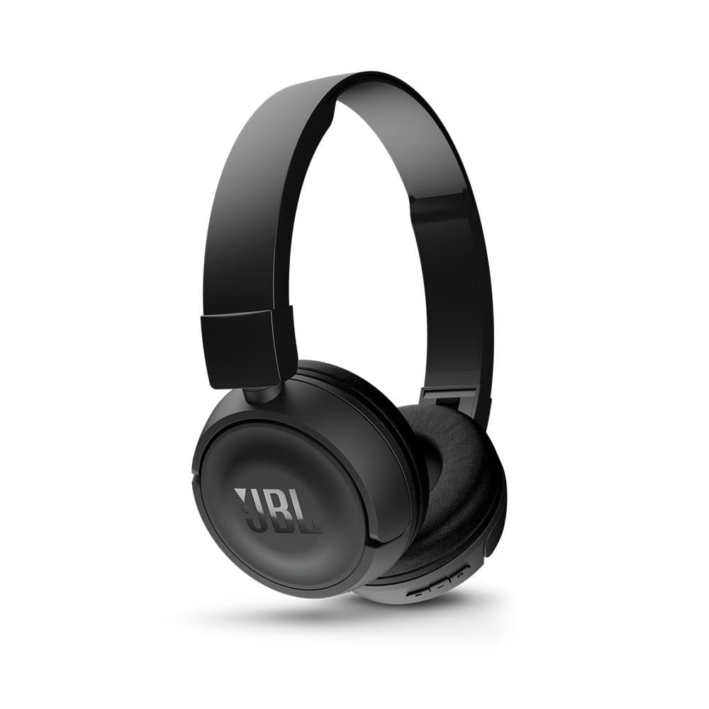 JBL Tune 450 BT Compact On-Ear Bluetooth Wireless Headphones with Pure Bass Sound with Built-In Microphone, Black