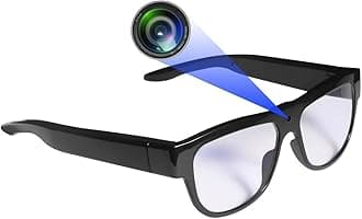 Camera Wearable Video Recording Glasses 1080p - Outdoor Sports Camera Glasses with 32GB Memory Card
