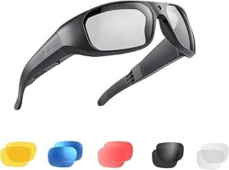 OhO Smart Camera Sunlasses, Full HD 1080P Polarized Sunglasses with 256GB Built-in Memory for Outdoor Sport, Men/Women