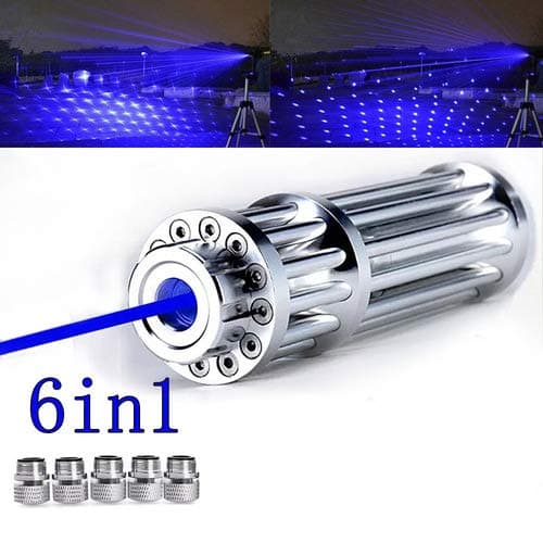 High Power Blue Pointer Single Point Tactical Flashlight 450nm Pointer/Adjustable Focus Set