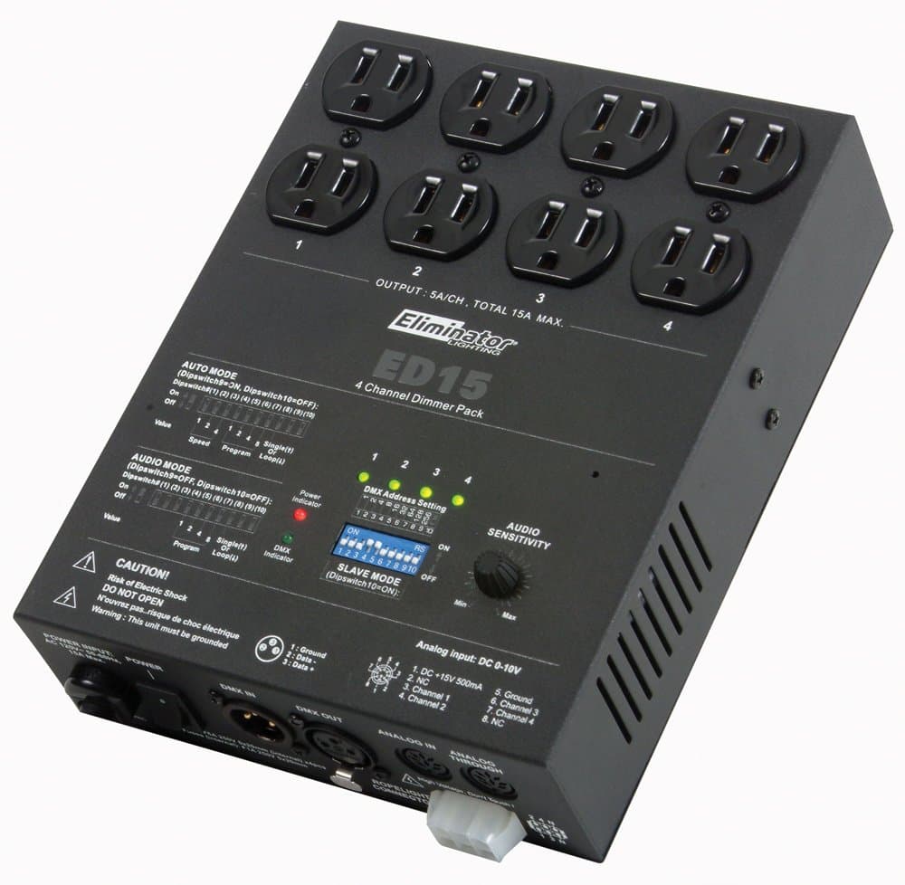 Products ED15 Eliminator DMX Dimmer Pack