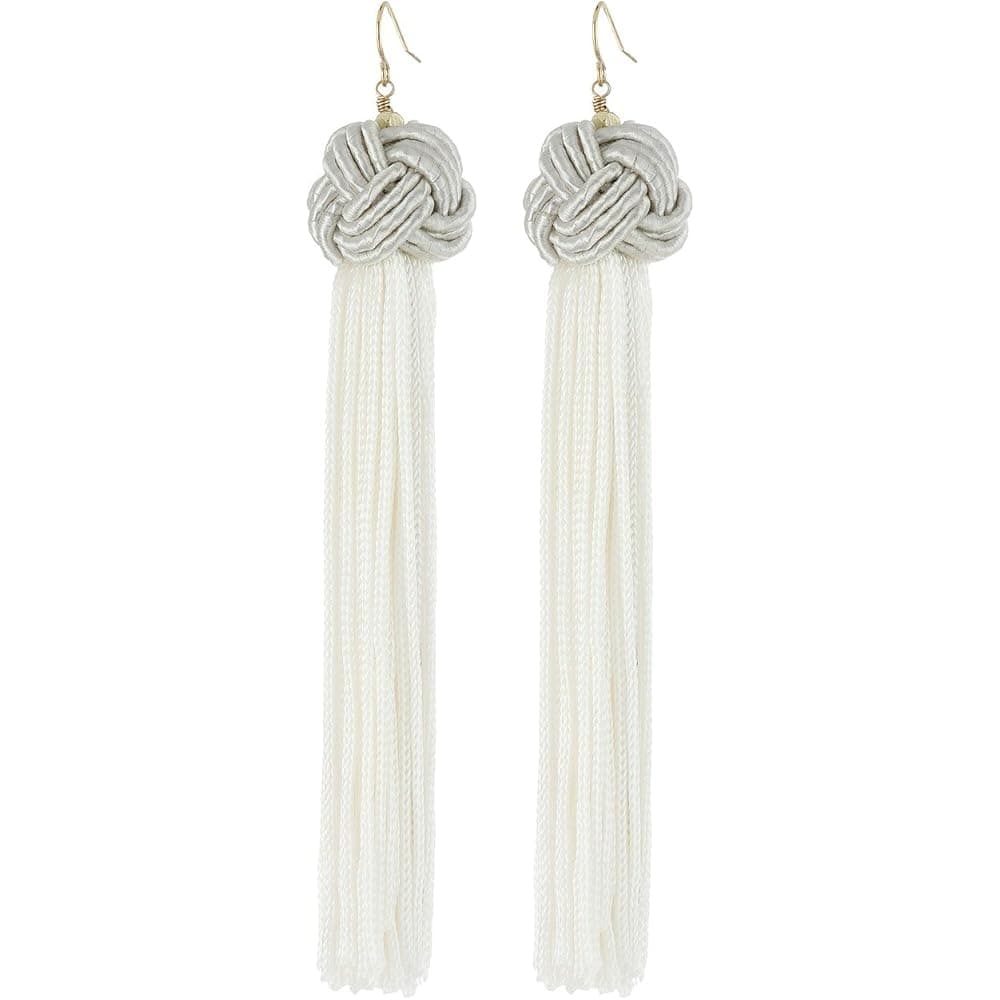 Astrid Knotted Tassel Earrings