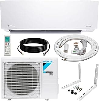 Daikin 9000 BTU 21 SEER2 Oterra R32 Series Ductless Mini-Split Air Conditioner with Installation Kit and Wall Bracket- 230V
