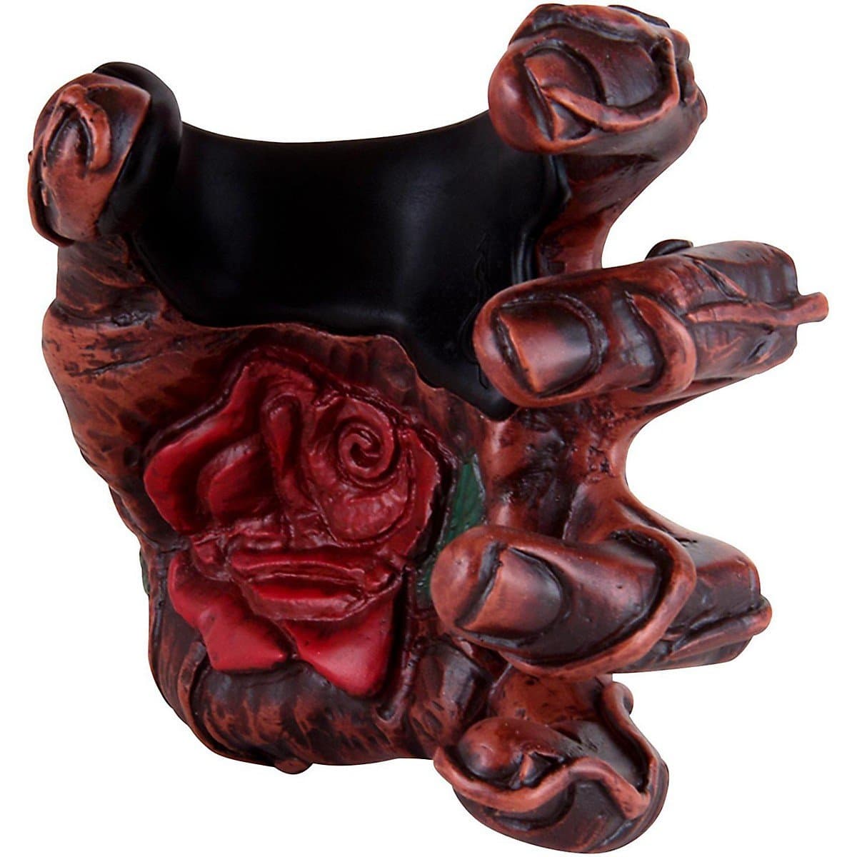 Grip Studios Custom Guitar Grip/Guitar Hanger Left Hand Facing - Bella Rose Hand Carved Design