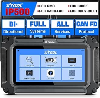 XTOOL IP500 for GM OBD2 Scanner, Bidirectional Scan Tool with Full Systems Diagnostic for Buick/Chevy/Cadillac/GMC, Diagnostic Scanner with All Services-Oil/ABS Bleed/Crank Relearn, Lifetime Update