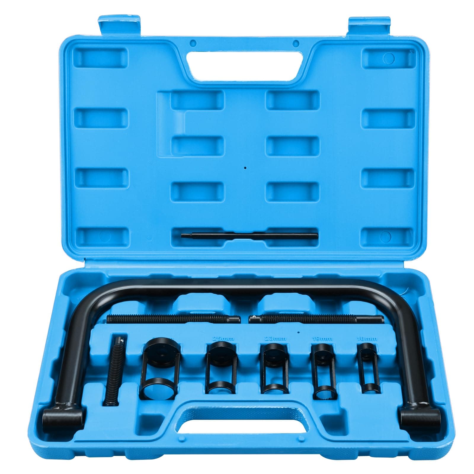 8MILELAKE Valve Spring Compressor Auto Compression C-Clamp Tool Service Kit for Motorcycle,Car,ATV,and Small Engine Repairs