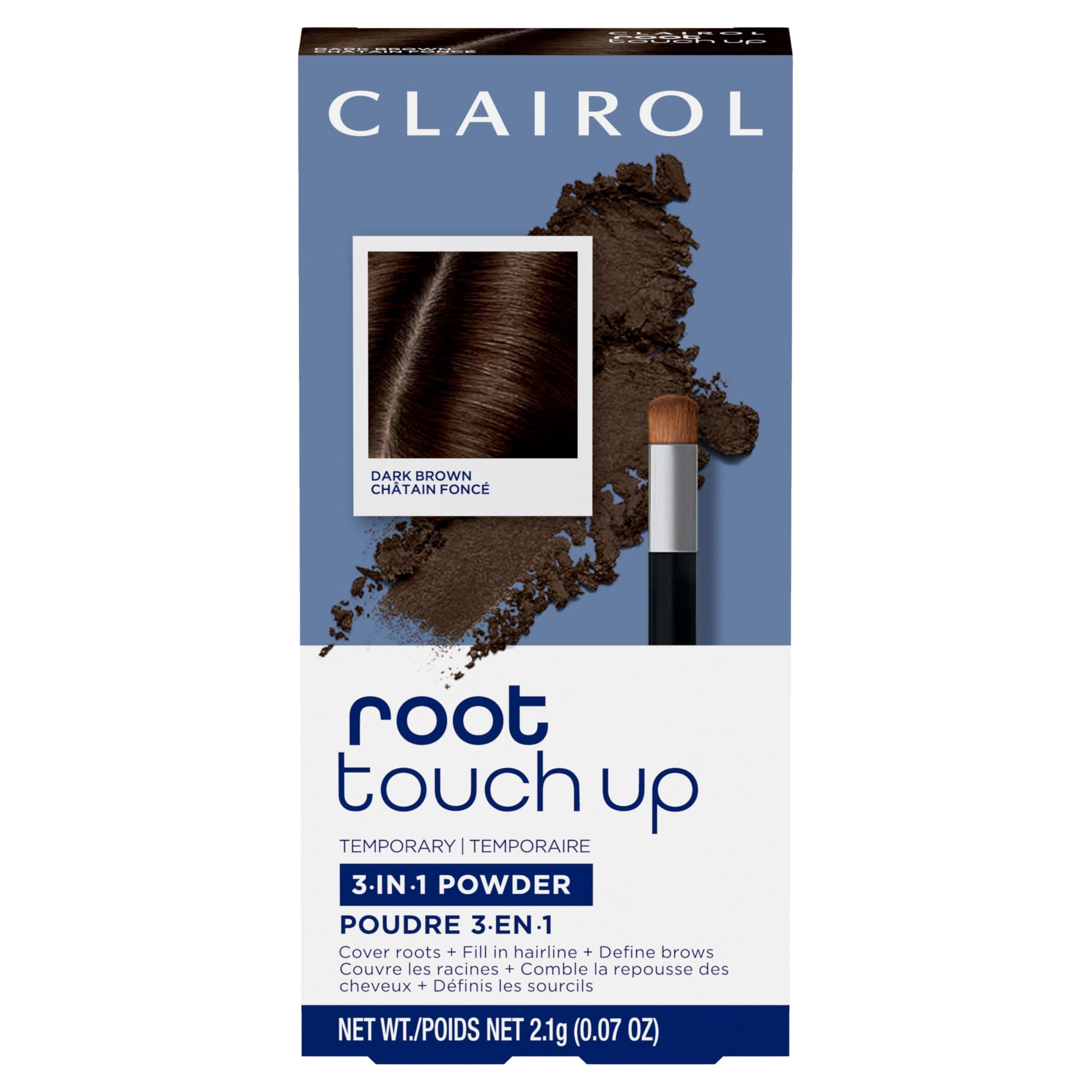 Temporary Root Touch-Up Concealing Powder - Dark Brown