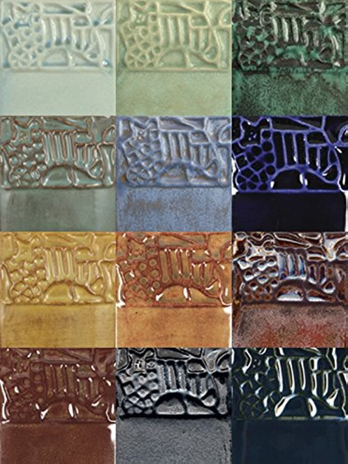 Mayco Elements Glaze Set, 4 Ounces, Assorted Colors, Set of 12