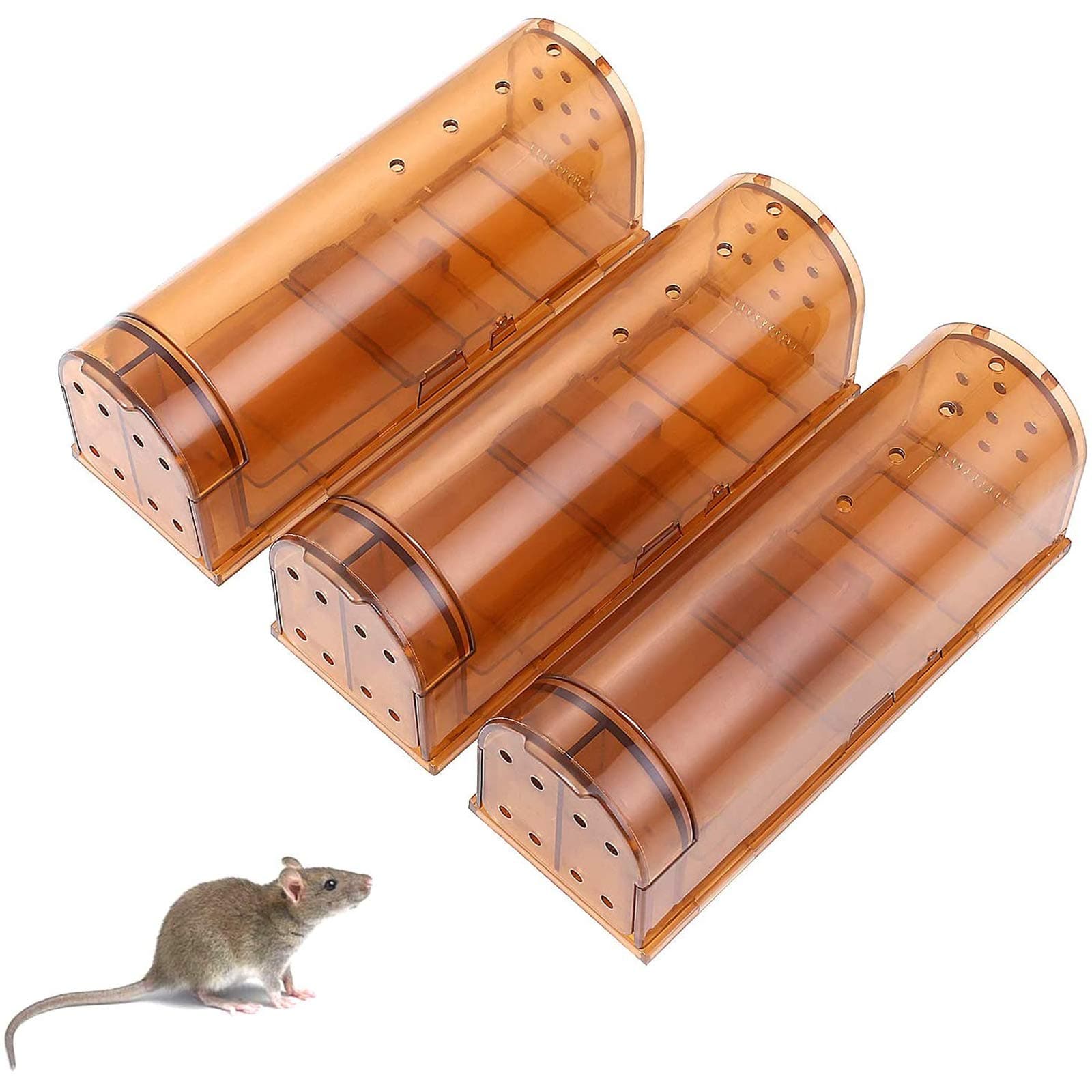 Brown mouse traps 3 pack