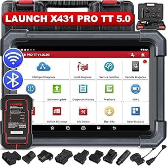 LAUNCH X431 PRO TT 2025 All-in-One Bidirectional Scanner, Full Function Scan for Cars, ECU Coding, Active Test, All System Automotive Tool, 38+ Reset, CANFD&DoIP, FCA AutoAuth, VAG Guide,2 Yrs Update
