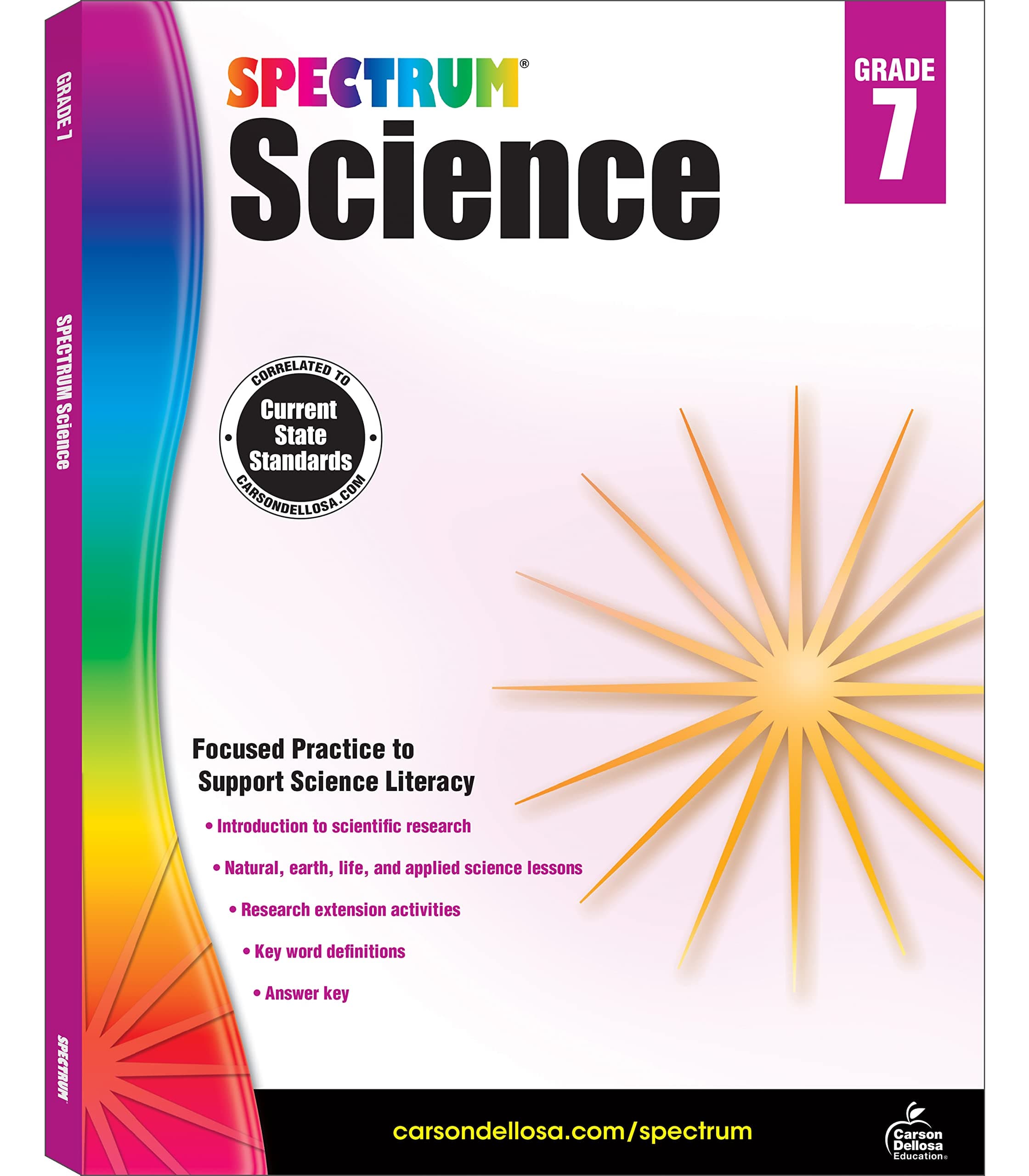 Spectrum Science Workbook Grade 7 Paperback