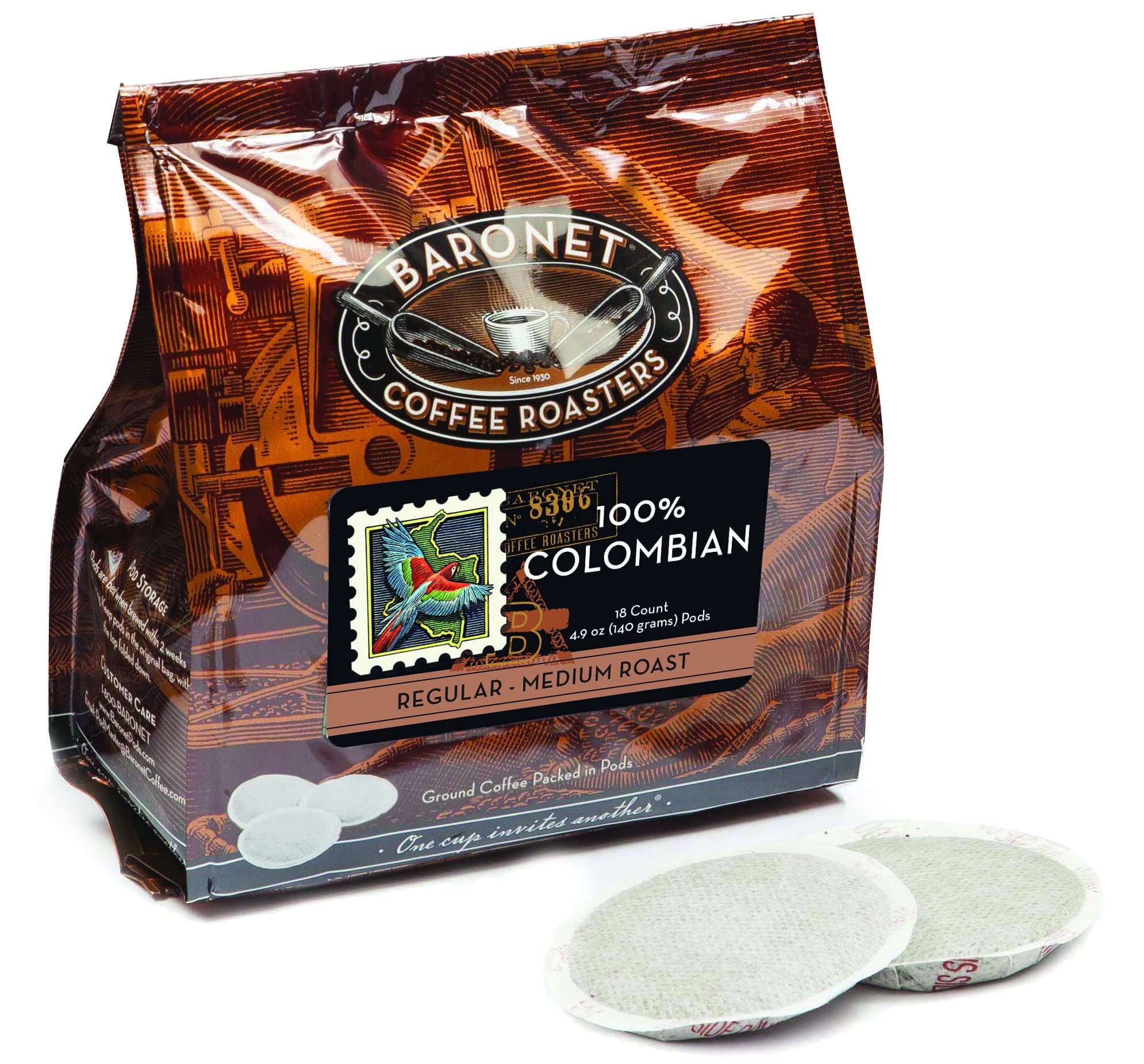 Baronet Coffee 8 Gram Pods